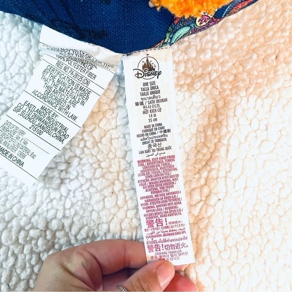 🌼 NWT Disney Parks Pixar COCO Marigold Petals Throw Pillow – Orange & Blue 🌼 - Picture 15 of 15